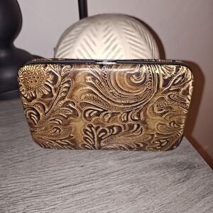 Embossed Brown Wallet